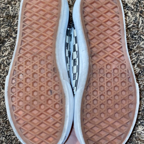 Vans- B/W Checkered Kids Sneakers - Picture 3 of 4